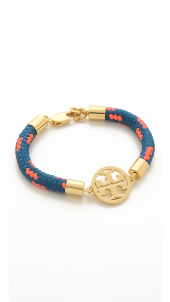 Tory Burch 徽标绳股手链 | SHOPBOP