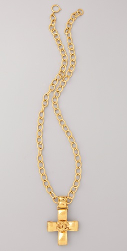 WGACA Vintage 复古 Chanel 双 C 十字形饰物