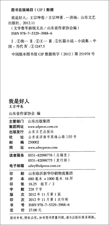 我是好人:王宗坤卷\/王宗坤-图书-亚马逊