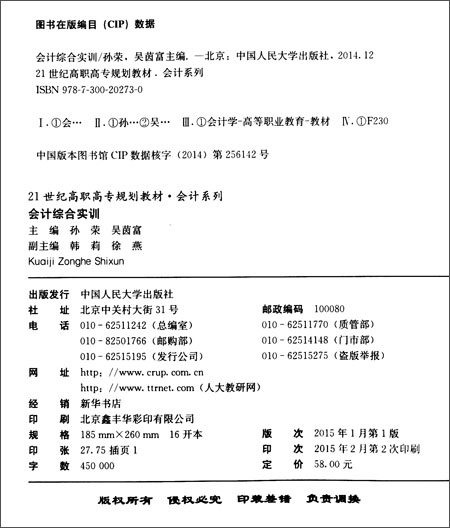 21世纪高职高专规划教材·会计系列:会计综合