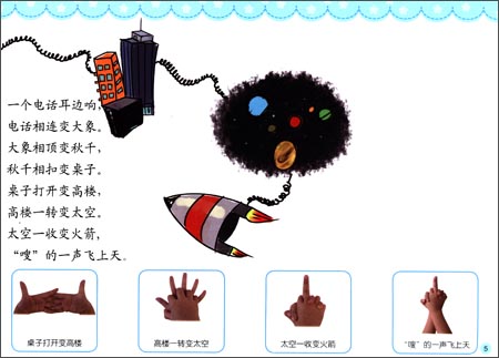 灵动思维幼儿手指游戏(大班)\/课题组