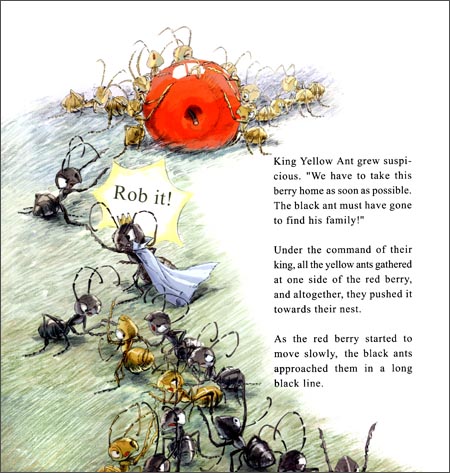 正版书-杨红樱画本馆:蚂蚁球(英文版)-图书杂志