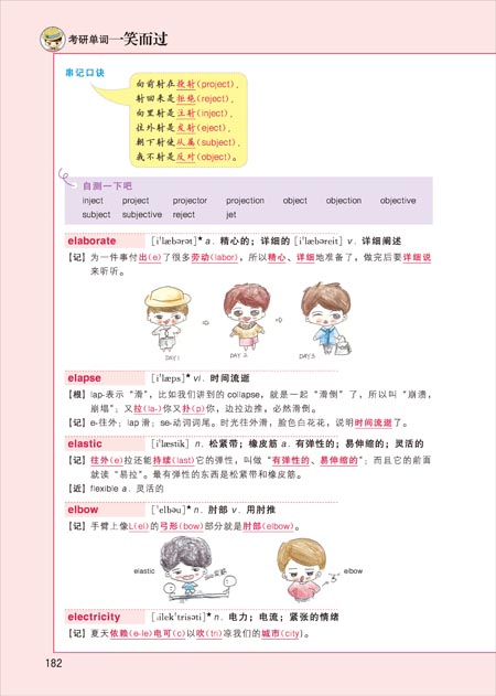 《考研单词一笑而过(幻彩白金版)(附精美明信片