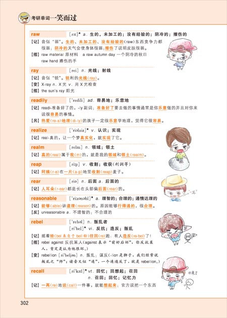 《考研单词一笑而过(幻彩白金版)(附精美明信片