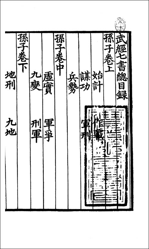 武经七书(套装共3册)\/孙武