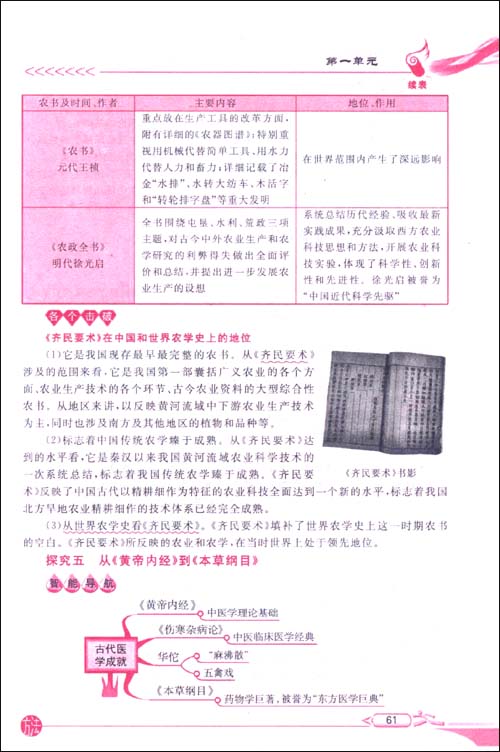 图解新教材:高中历史必修3(岳麓书社版)\/薛金星