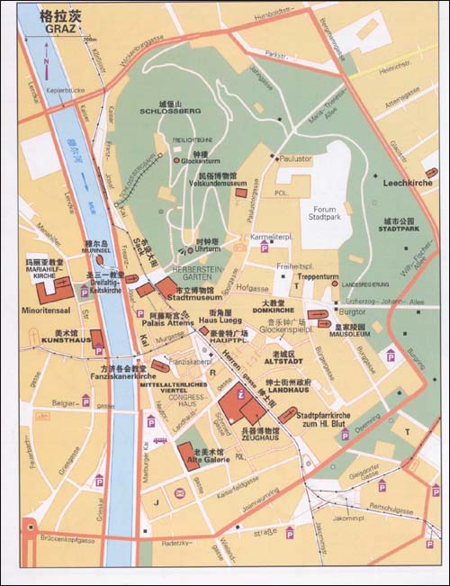 奥地利旅游地图\/世界分国目的地地图编辑部 编