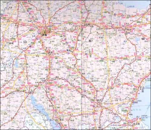 中国区域交通旅游详图:北京 天津 河北 山东 山