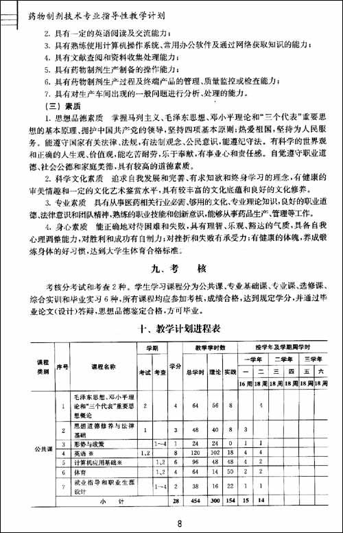 【全新正版】《药物制剂技术专业指导性教学计