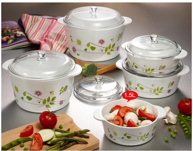 rc弓箭乐美雅 1.5L原装进口陶瓷玻璃锅C6310-