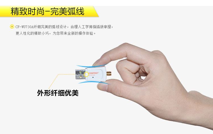 CF-WU730A 150M USB无线网卡 配5dB