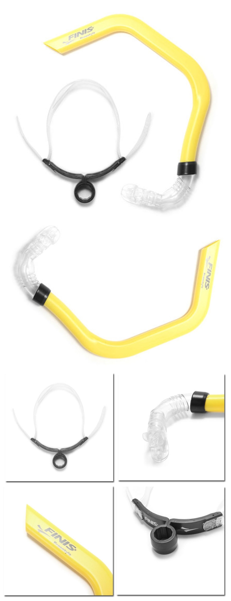FINIS 斐尼斯 鲨鱼式多功能自由泳呼吸管 1.05