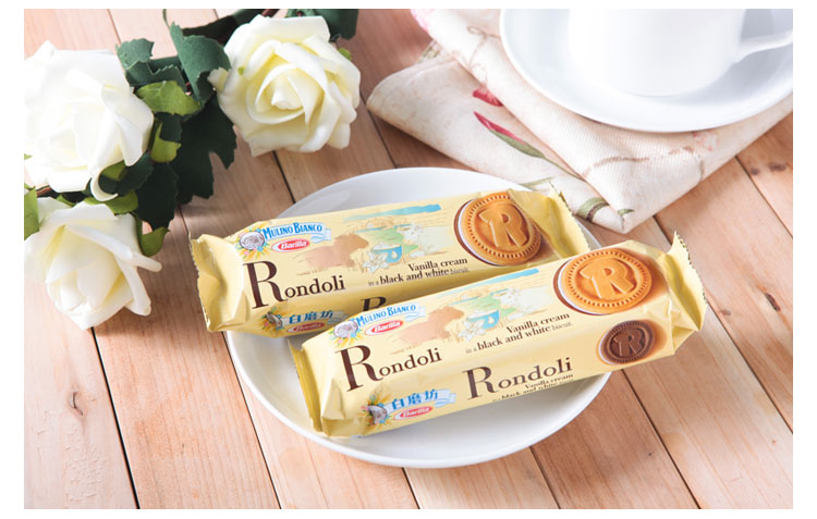 BARILLA百味来轮多利香草味奶油夹心饼干(2条