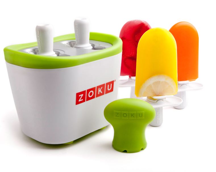 Zoku 2支装冰棒雪糕机ZK107-BL(蓝色): 亚马逊