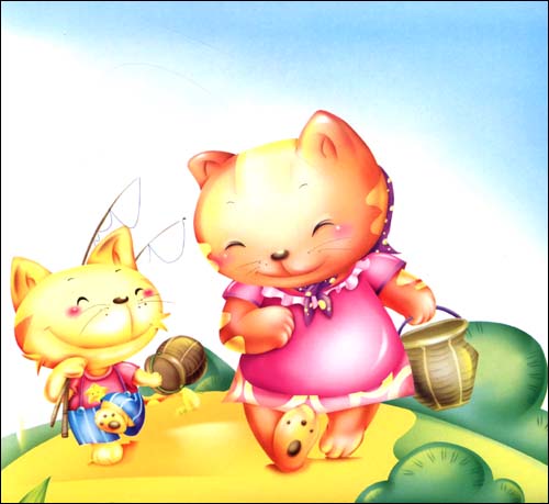 小小动画片:小猫钓鱼(注音版)\/雨润