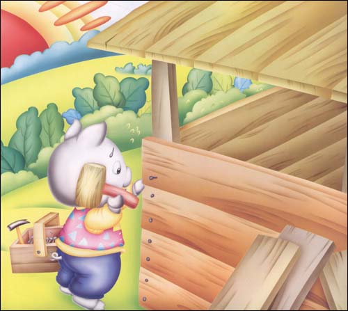 三只小猪盖房子图片_三只小猪盖房子视频_三只小猪盖房子国语; 三只