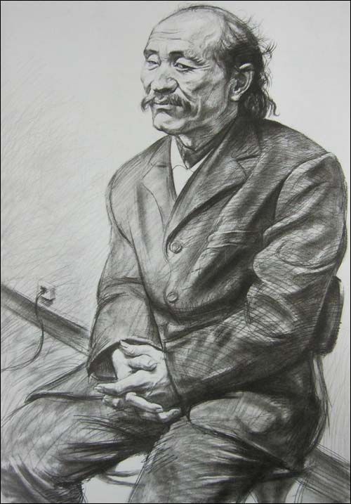 全国美术高中专业教材-素描人像-石膏像临摹范