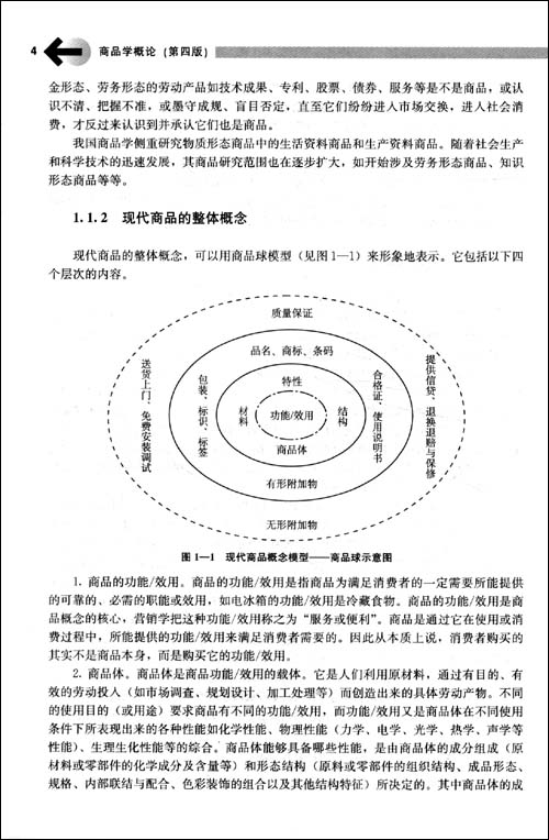 商品学概论(第四版)(高等院校精品课程教材)\/万