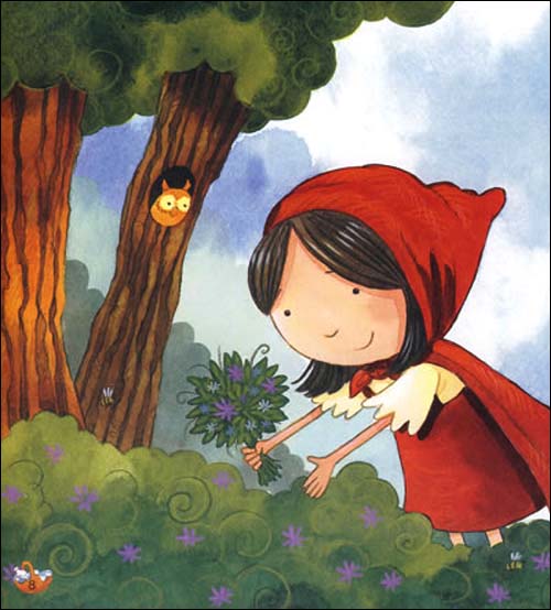 我的第一本双语经典童话:小红帽(汉英对照)-图