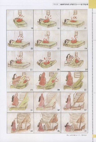 动画片中的动作设计好比是电影或电视剧中演员