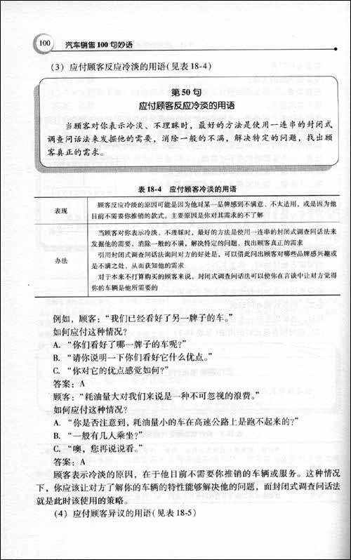 汽车销售100句妙语\/刘同福