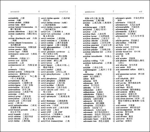 英汉双向生物化学词典\/汪翠珍