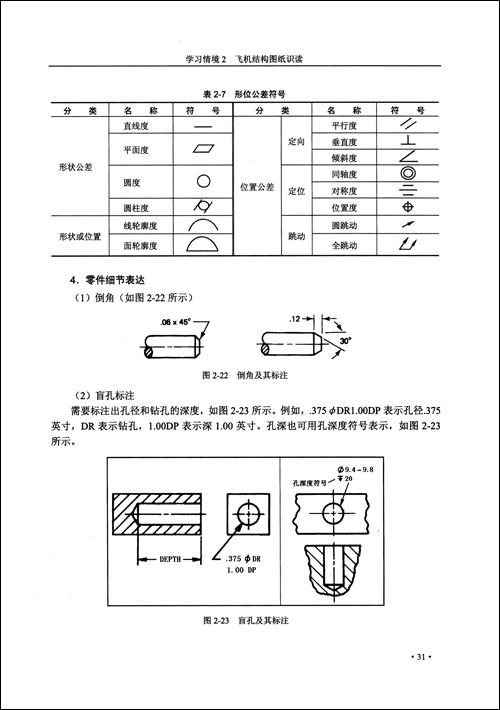 飞机结构图纸识读与常用维修手册使用\/虞浩清