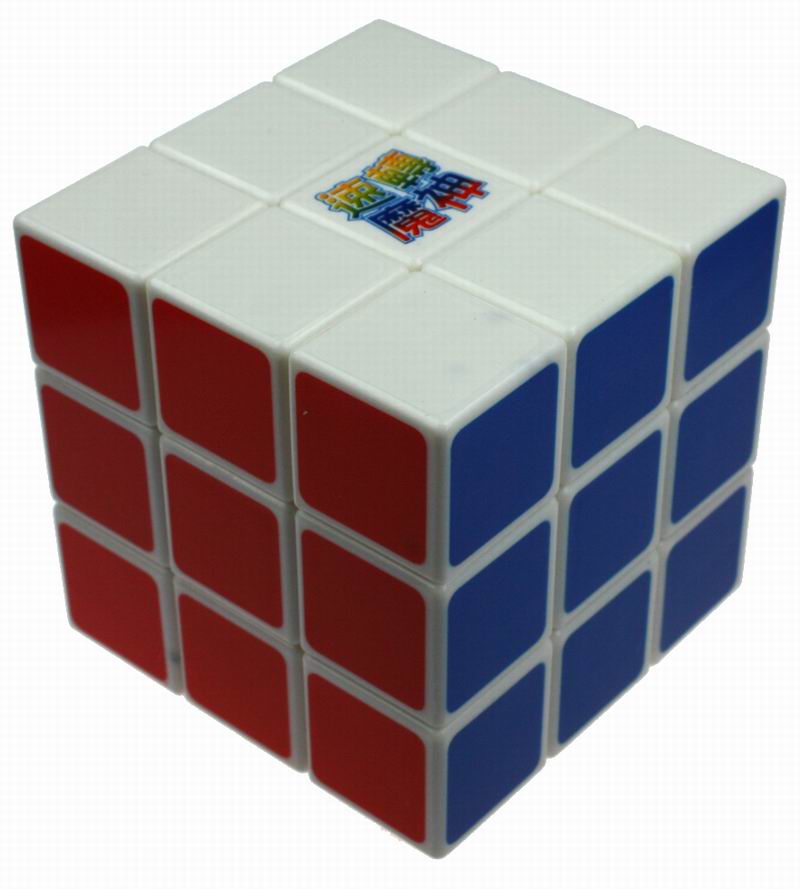 速转魔神 三阶魔方0932D小号 白底烤漆 比赛专