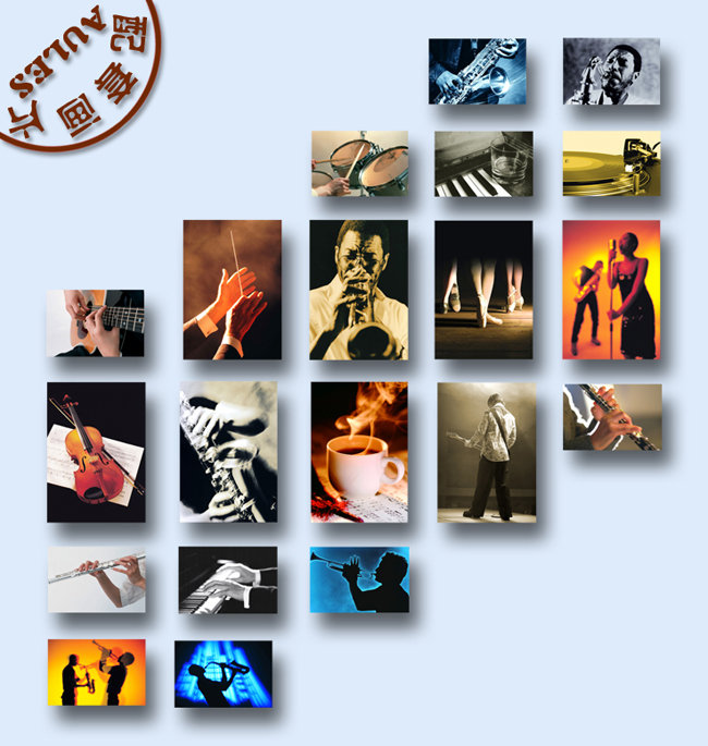 配套画片 AULES傲乐斯20<em>相框照片墙</em>专用(20