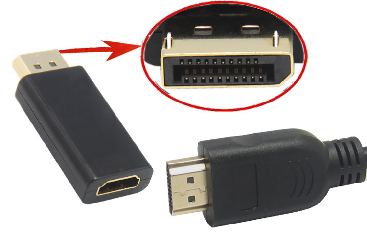 YELLOW KNIFE 黄刀Displayport转hdmi转换头