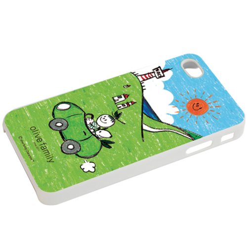 橄榄动漫iPhone4S护套-橄榄假日GL-FAG01(白