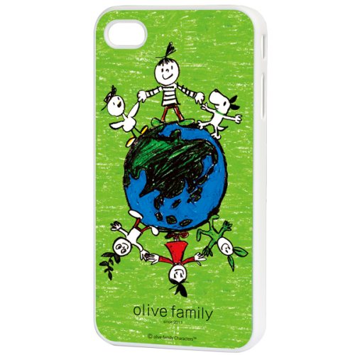 橄榄动漫iPhone4S护套-地球村GL-FAG07(白色