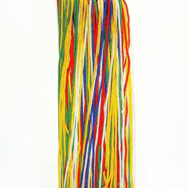 焕成黄金植绒五色线中国结-中(新年春节饰品)