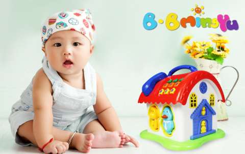 明裕玩具 宝宝的动物之家 5010 幼儿早教启蒙玩