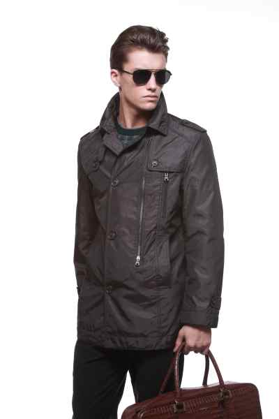 男士风衣_七匹狼男士布风衣(3)