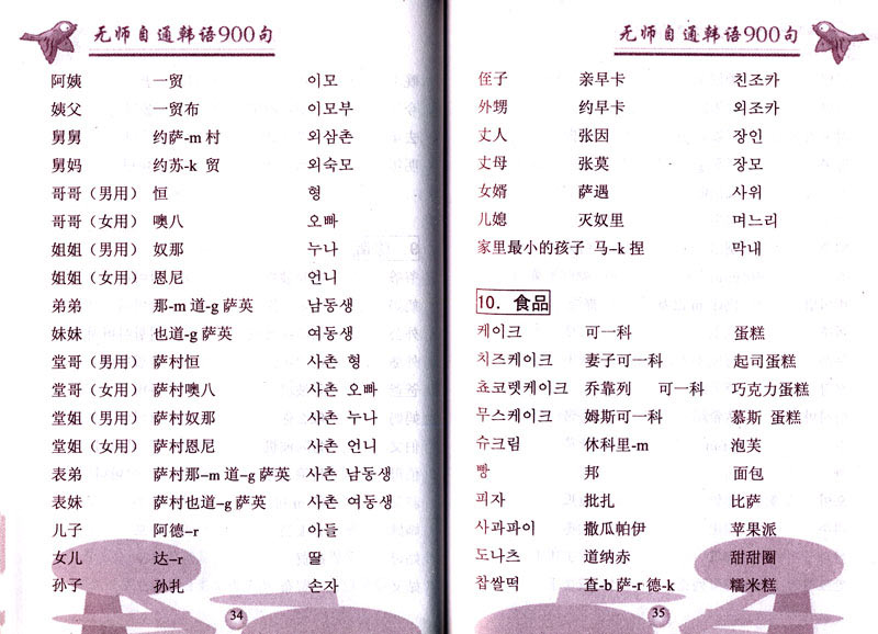 无师自通韩语900句(1CD+书)